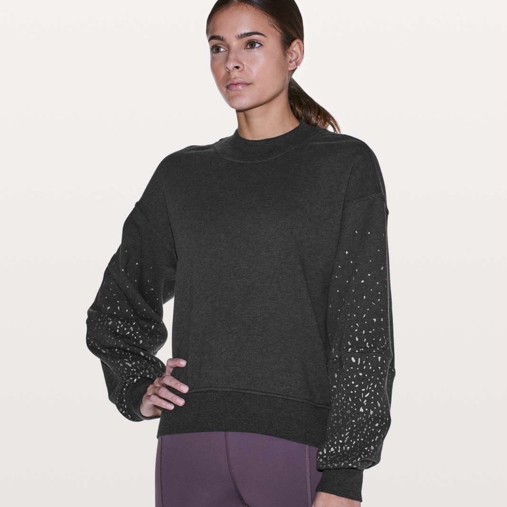 lululemon athletica Gray Crewneck Sweater size 6 woman’s
